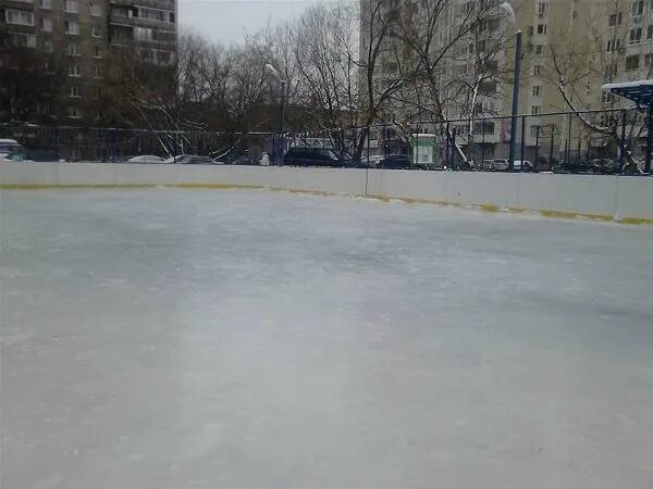 Кот ок ул карла маркса 63а фото Каток с натуральным льдом, skating rink, Russia, Moscow, Akademika Komarova Stre