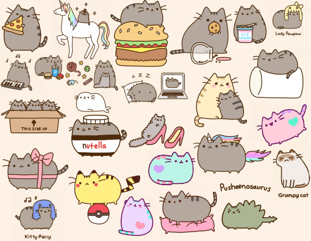 Кот пушин фото Pusheen overload Pusheen cat, Pusheen cute, Pusheen
