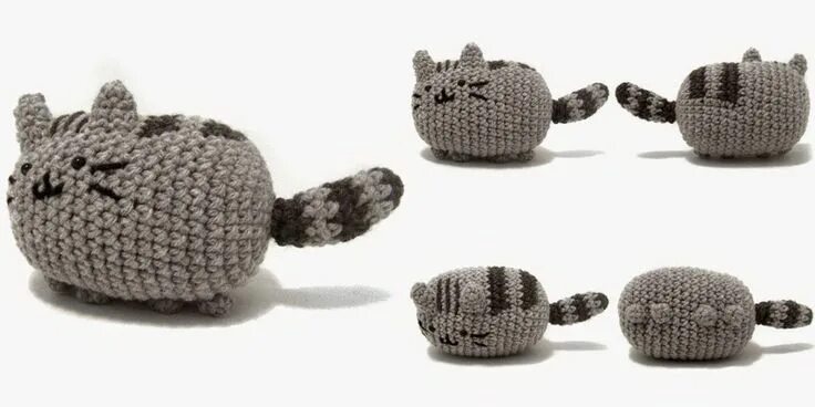 Кот пушин крючком схема и описание амигуруми i crochet things: Free Pattern: Pusheen the Cat Amigurumi Crochet patterns, Croc