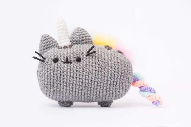 Кот пушин крючком схема и описание амигуруми knit your own Pusheen plushie pattern! super cute! I want one! Crochet cat, Croc