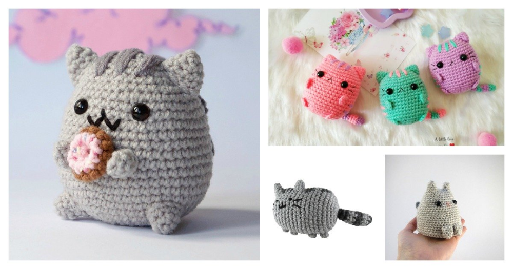Кот пушин крючком схема и описание амигуруми 9 Amigurumi Pusheen Cat Free Crochet Pattern Crochet patterns, Free crochet, Cro