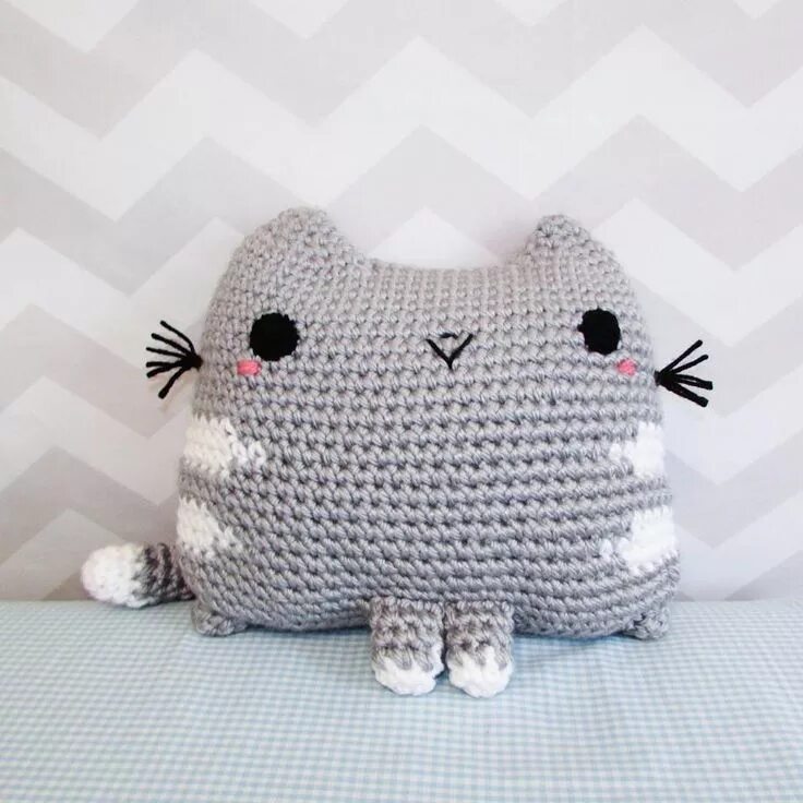 Кот пушин крючком схема и описание амигуруми Pin on Crochet plush - patterns & inspiration