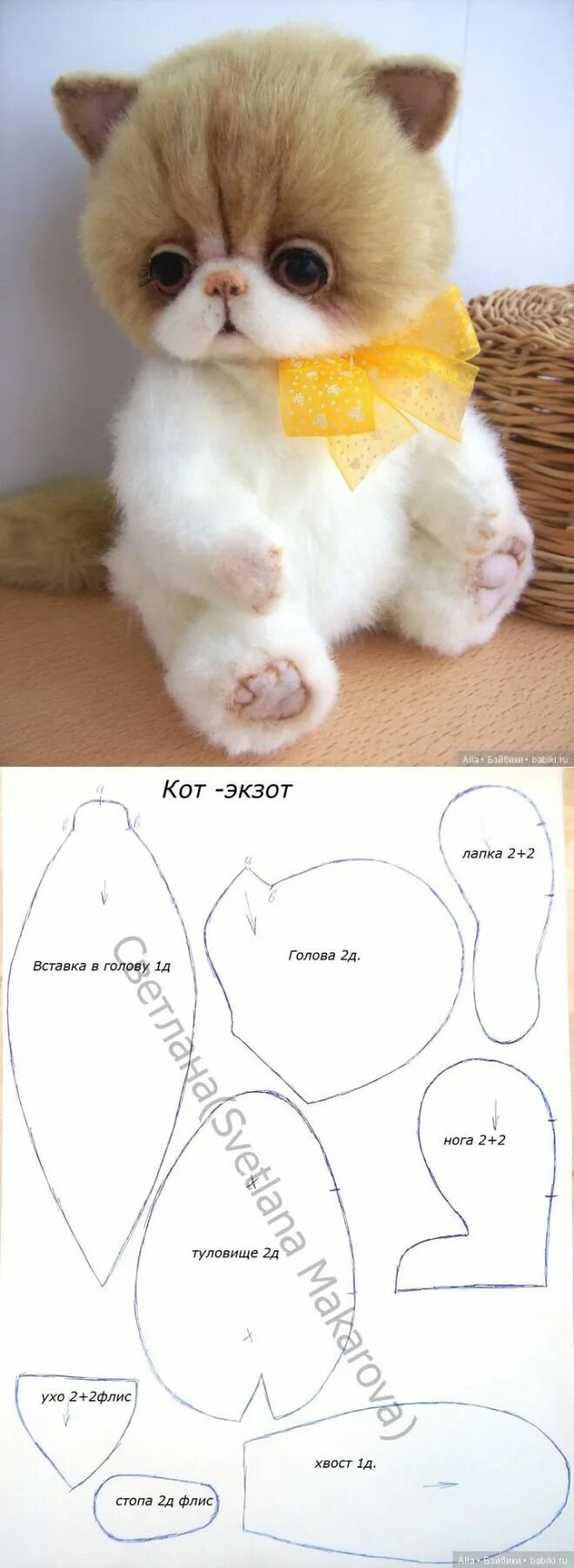 Кот с большой головой игрушка с выкройкой выкройка кота тедди: 6 тыс изображений найдено в Яндекс.Картинках Выкройка плюше
