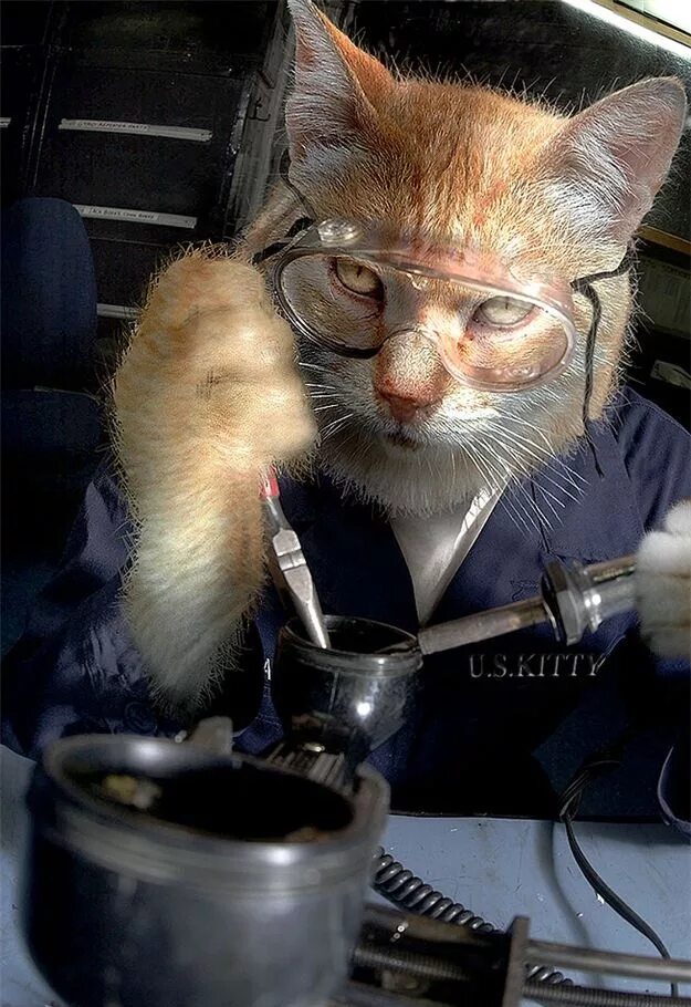 Кот с гаечным ключом и сигаретой фото Забытое…Но вошедшее в историю С ГОРДОСТЬЮ(для меня лично) - DRIVE2