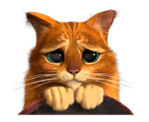 Кот со шрека с глазами фото Набор стикеров по Шреку № 12 для Telegram - stickerpacks