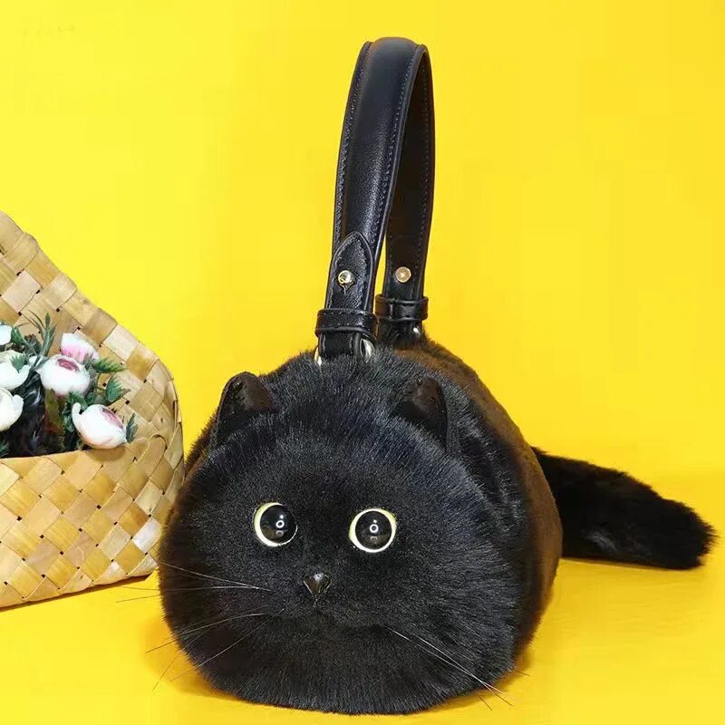 Кот сумка фото Модная черная сумка через плечо в форме кота, Лидер продаж, сумки с 3D рисунком,