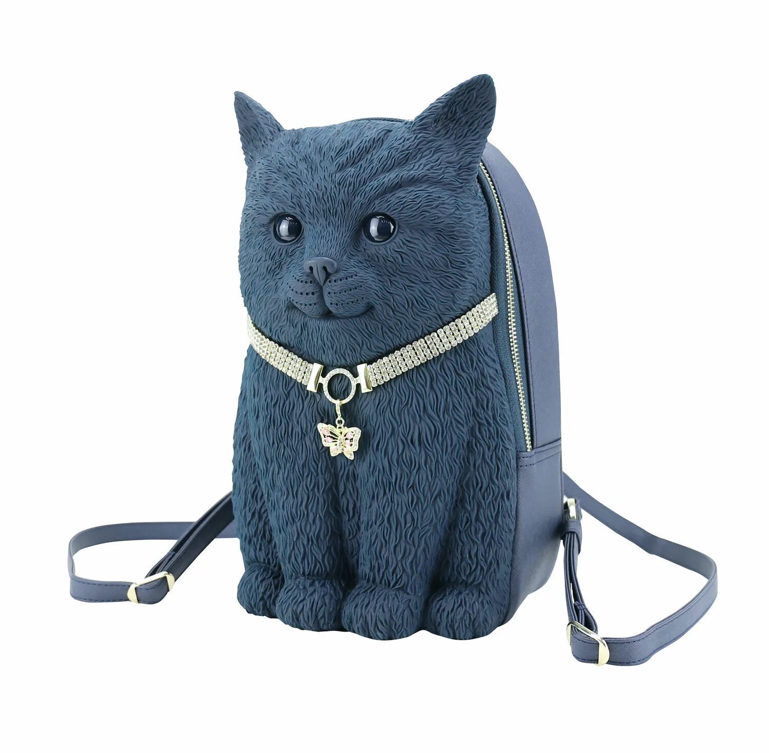 Кот сумка фото 3D рюкзак "Кот" тёмно-синий в интернет-магазине на Ярмарке Мастеров Рюкзаки, Мос