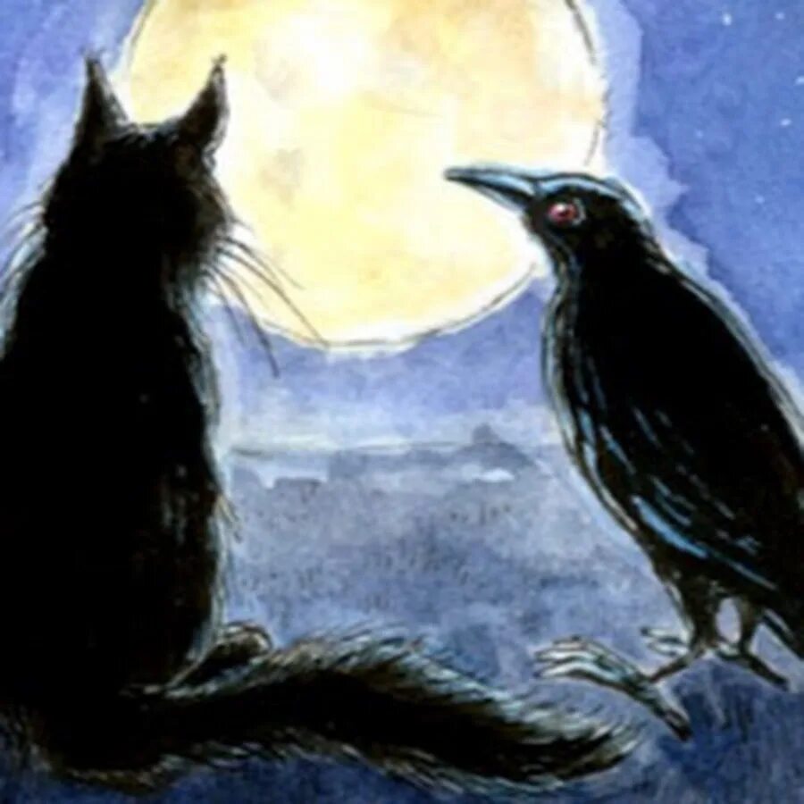 Кот ворон фото Fox and Crow - YouTube