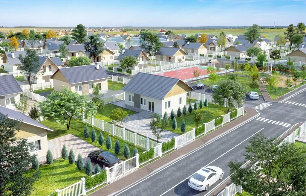 Котеджный поселок фото Коттеджный поселок Суворовский, construction of country houses and cottages, Kra