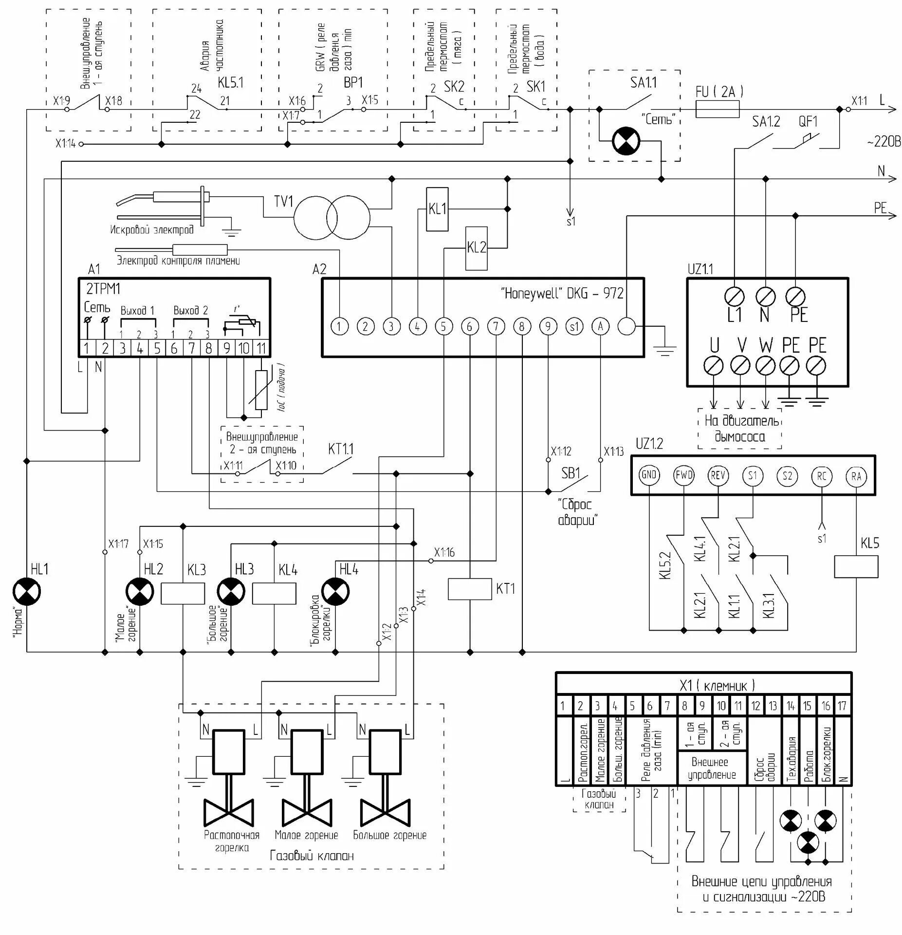 Котел ainova qm 8 схема электрическая принципиальная Котлы RS-A150-500, газовые, отопительные, от 150 до 500 кВт, цены, поставки по Р