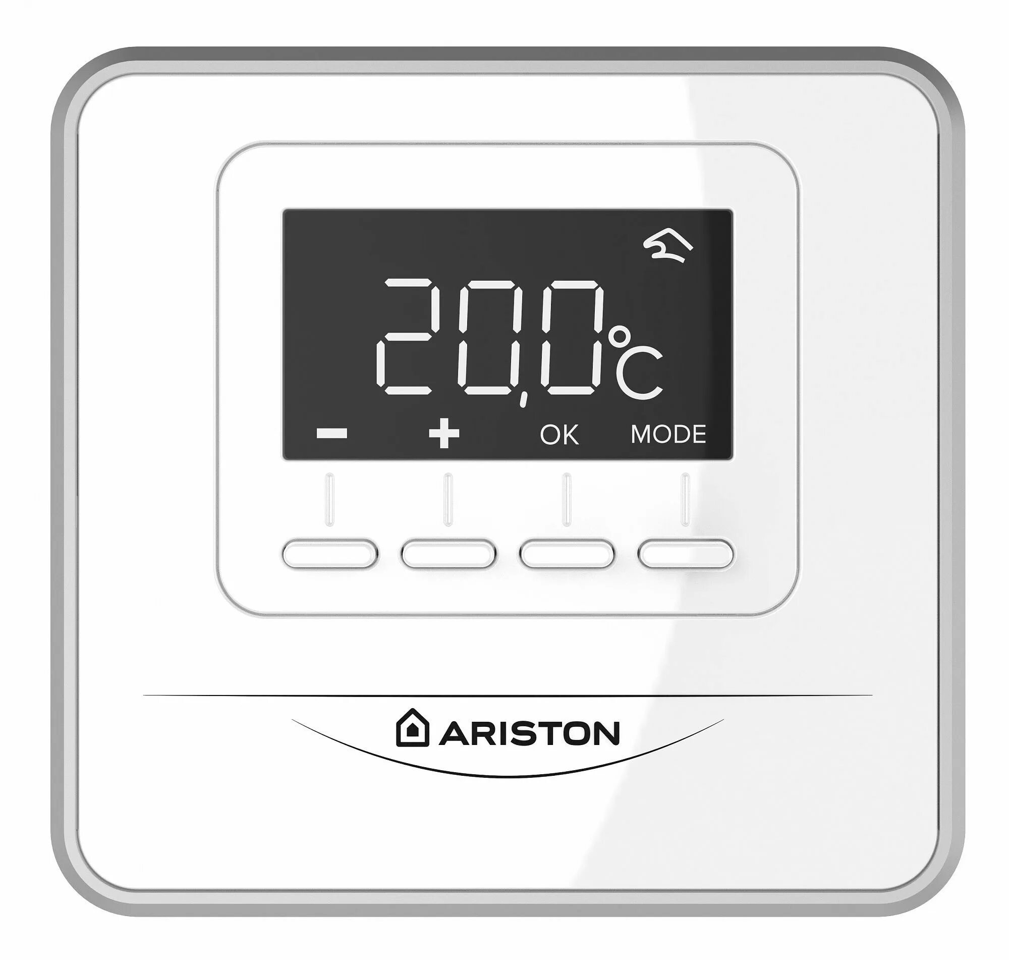 Котел аристон подключение комнатного термостата Датчик комнатный ARISTON CUBE WHITE (белый) комнатный термостат, электронное упр