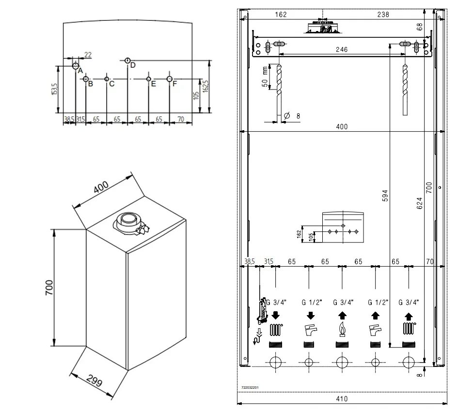 Котел бакси 24 квт одноконтурный подключение Котел настенный Duo-tec Compact 1.24 GA A7722037 - купить с доставкой в Москве, 