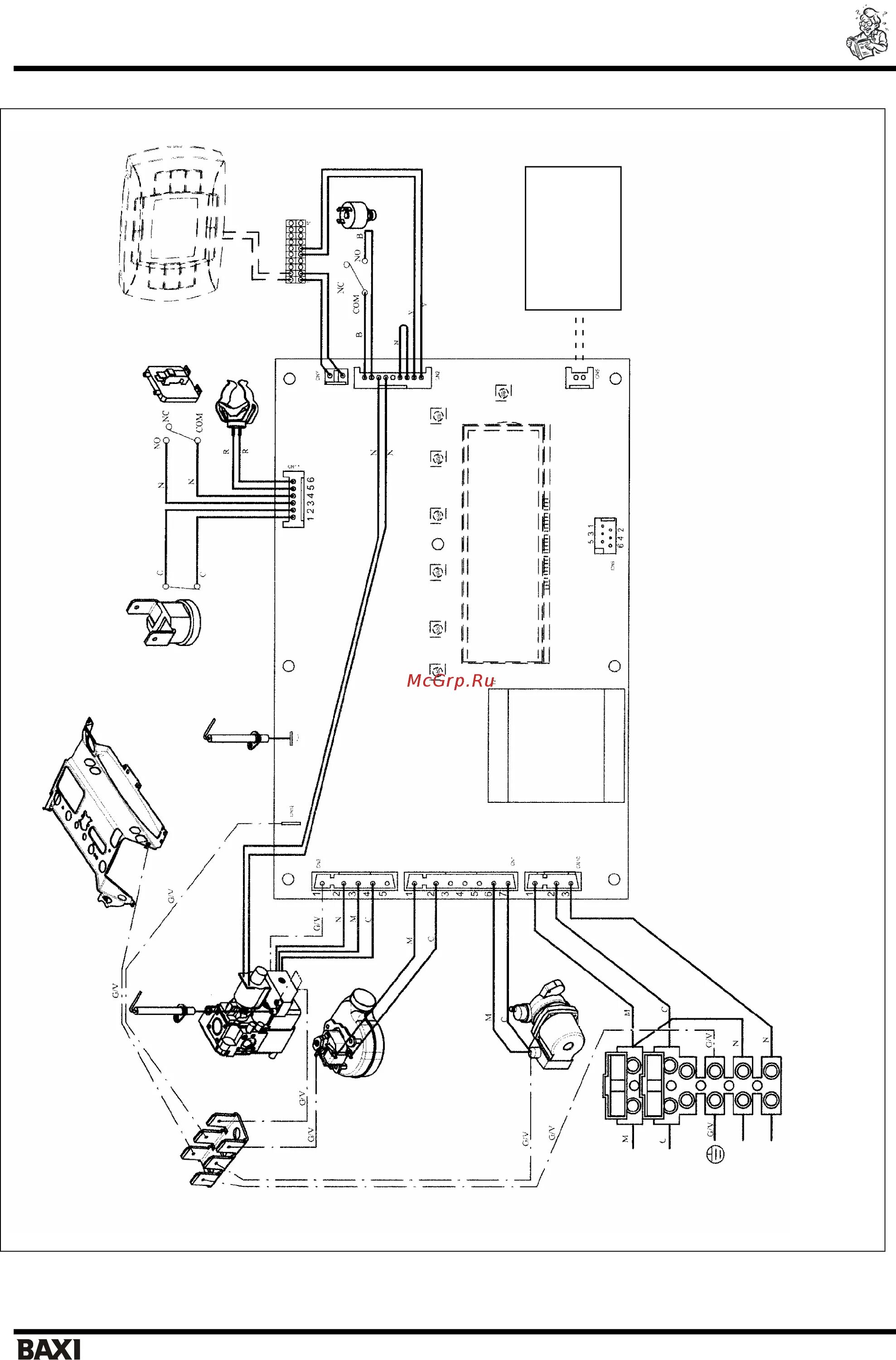 Котел бакси луна 3 схема подключения Baxi LUNA 3 1.240 Fi 33/35 Газовые настенные котлы