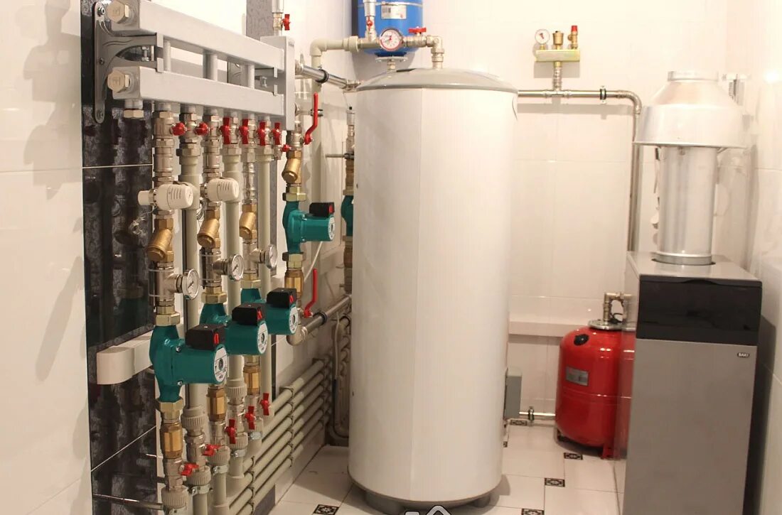 Котел бакси слим подключение бойлера Котельная в Грозном c котлом BAXI SLIM и коллектором BM-100-4D