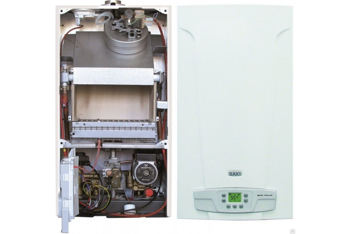 Котел baxi eco four 1.24 подключение Котел газовый настенный Baxi ECO Four 24 купить в Москве FirstSantekh