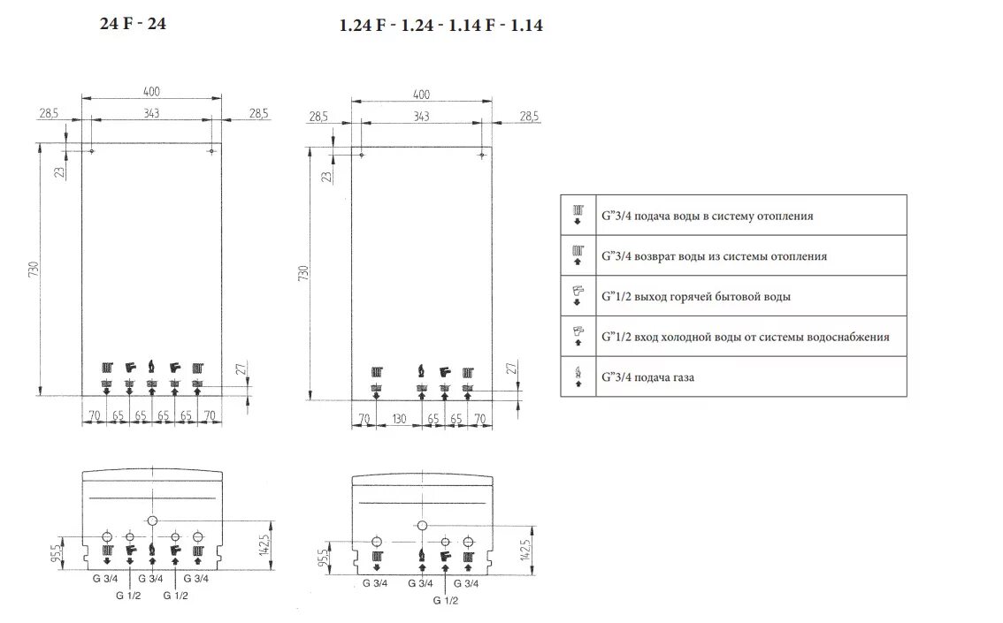Котел baxi eco four 1.24 подключение Котел настенный ECO Four 24F, 24 кВт 2-контур., закр. CSE46624354 - купить с дос