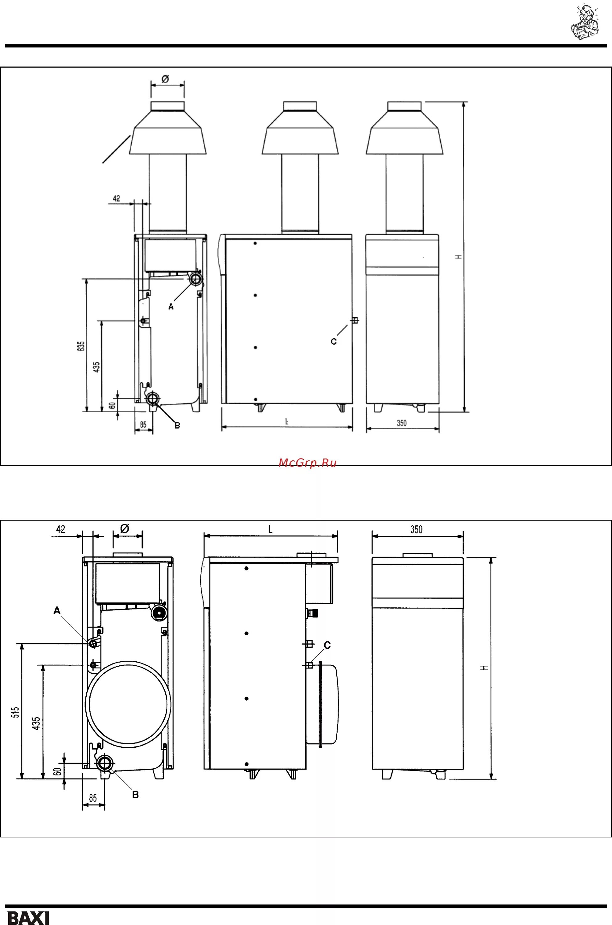 Котел baxi slim 1.300 подключение бойлера Baxi slim 1300in (slim 1.300 in) Инструкция по эксплуатации онлайн 10/40 179411