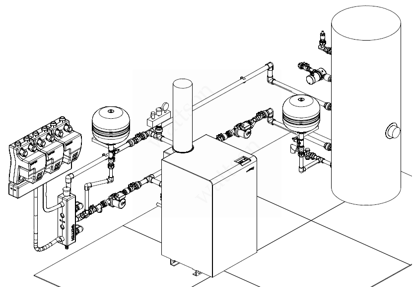 Котел baxi slim 1.300 подключение бойлера ПБ. Напольный газовый котел с обвязкой, купить, цена, отзывы, фото