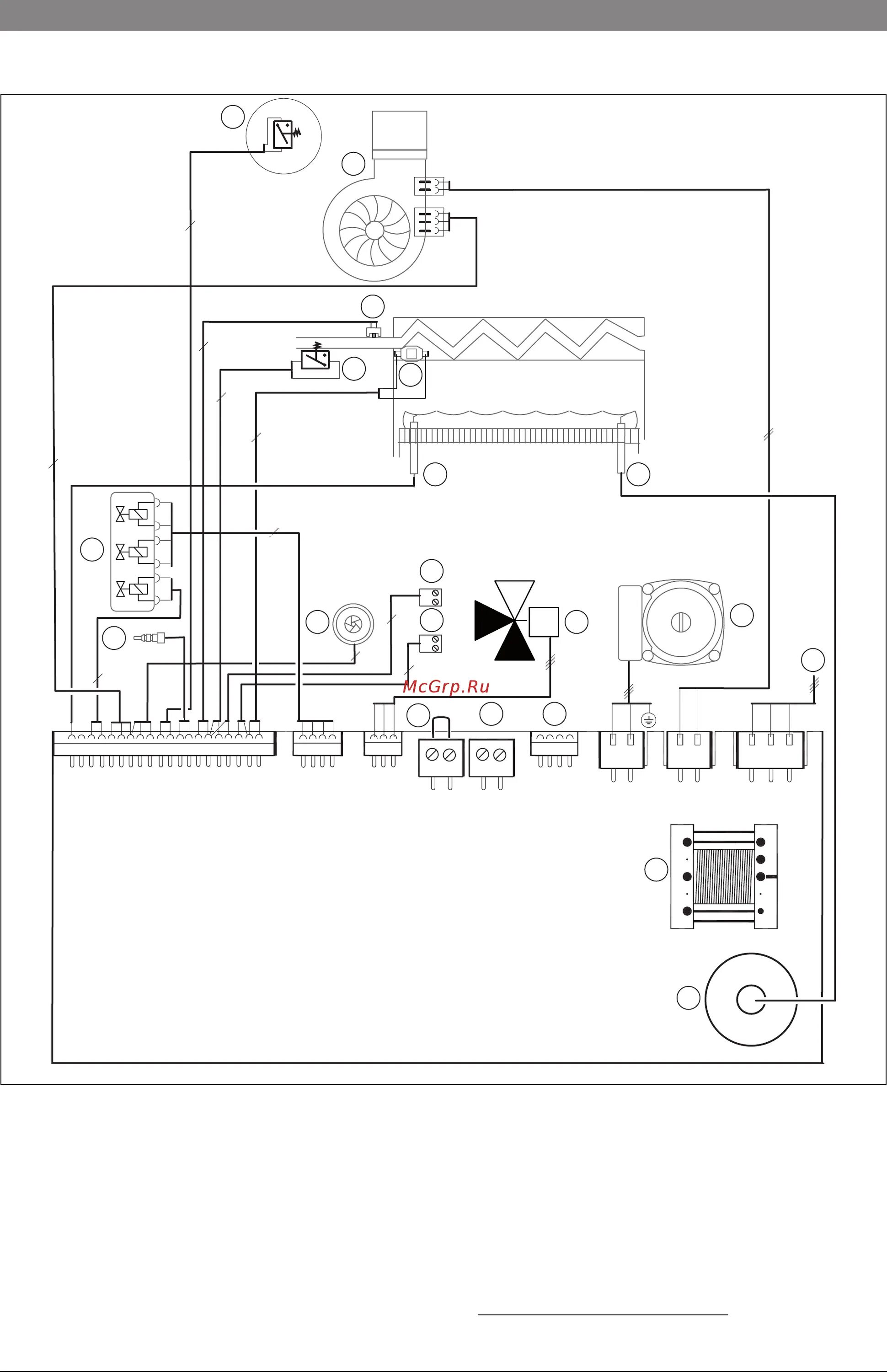 Котел бош 6000 схема подключения Bosch GAZ 6000 W WBN 6000-24H 7/44 Электрическая схема