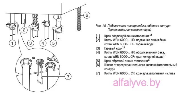 Котел бош схема подключения Настенный одноконтурный котел Bosch Gaz 6000 W 35 HRN