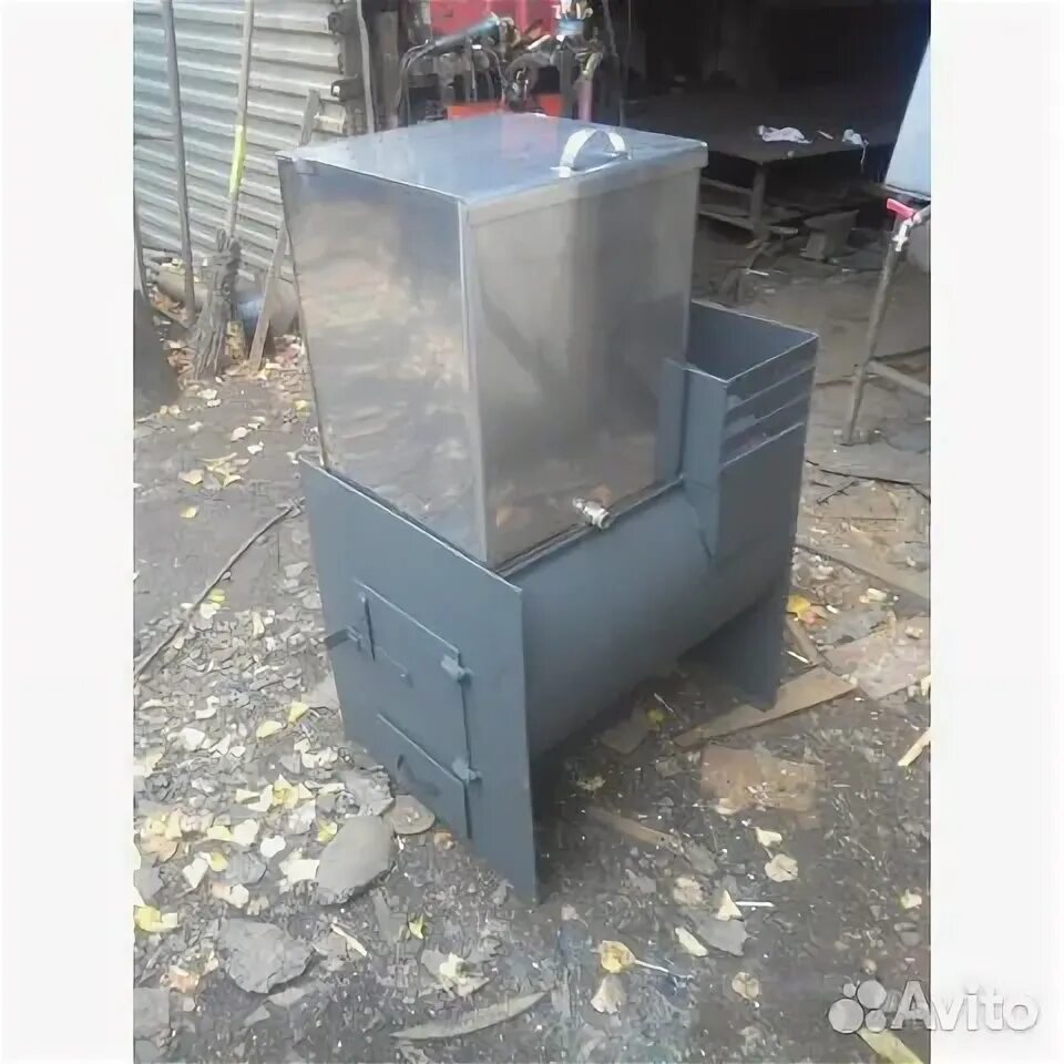 Котел для бани на дровах самодельный печь для бани с баком для воды - Купить товары для ремонта и строительства в Ива