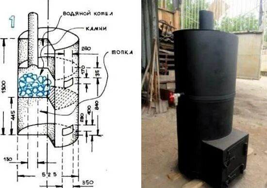 Котел для бани на дровах самодельный Котел для бани своими руками Екатеринбург