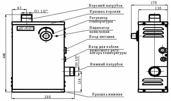 Котел эвп подключение Электрокотел отопления ЭВП-3м "Stanless" оптом и в розницу от производителя. Дос