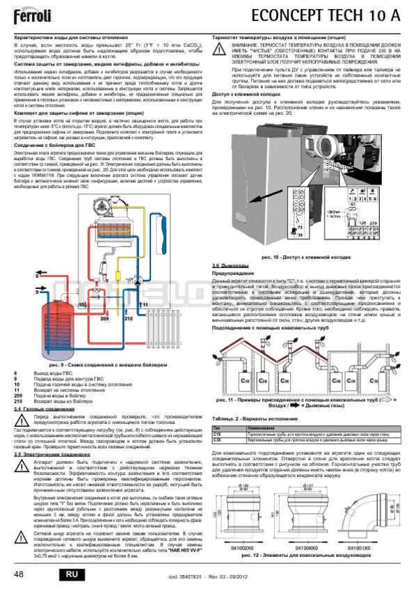 Котел ferroli схема подключения Ремонт газовых котлов Ferroli: как найти и исправить ошибку в работе агрегата по