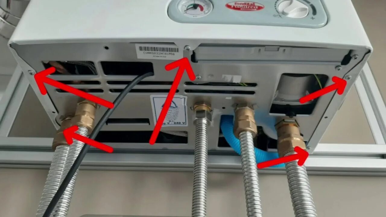 Котел фондитал подключение Подключение комнатного термостата к котлу Fondital Victoria compact CTN 24 - You