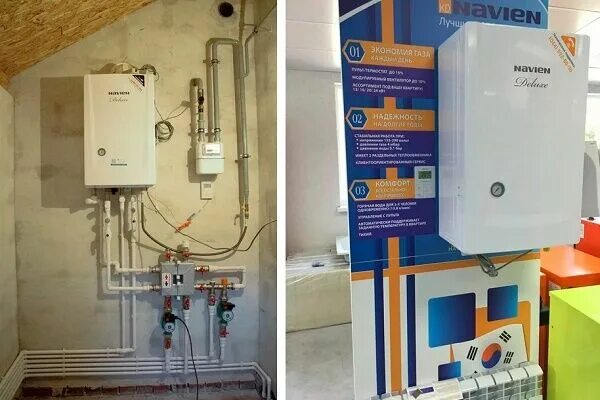 Котел газовый двухконтурный настенный 24 квт подключение Обслуживание газового котла Navien: монтаж, подключение и настройка