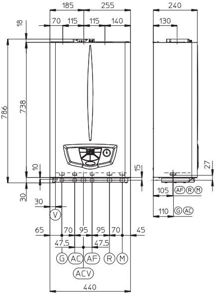Котел immergas схема подключения Обзор газового котла Immergas Eolo Star 24(3 E, 3 R, 4 R)