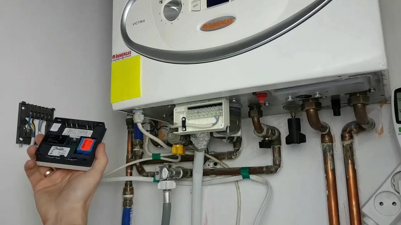 Котел иммергаз подключение Bezprzewodowy przekaźnik kotła Danfoss Link ™ BR - Jak Podłączyć do Immergas Vic