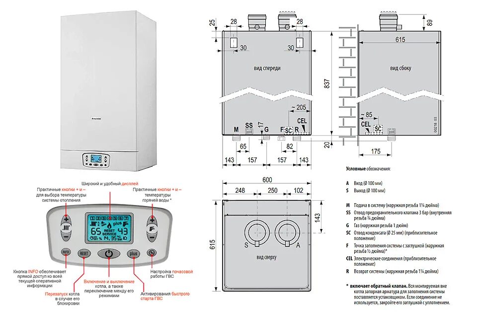 Котел италтерм подключение ᐉ Газовый котел Italtherm Time Power 100 K купить по цене по запросу грн. в Киев