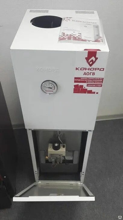 Котел конорд напольный подключение Котел напольный газовый Конорд АОГВК-11,6-1, 11,6кВт, стальной, двухконтурный, б