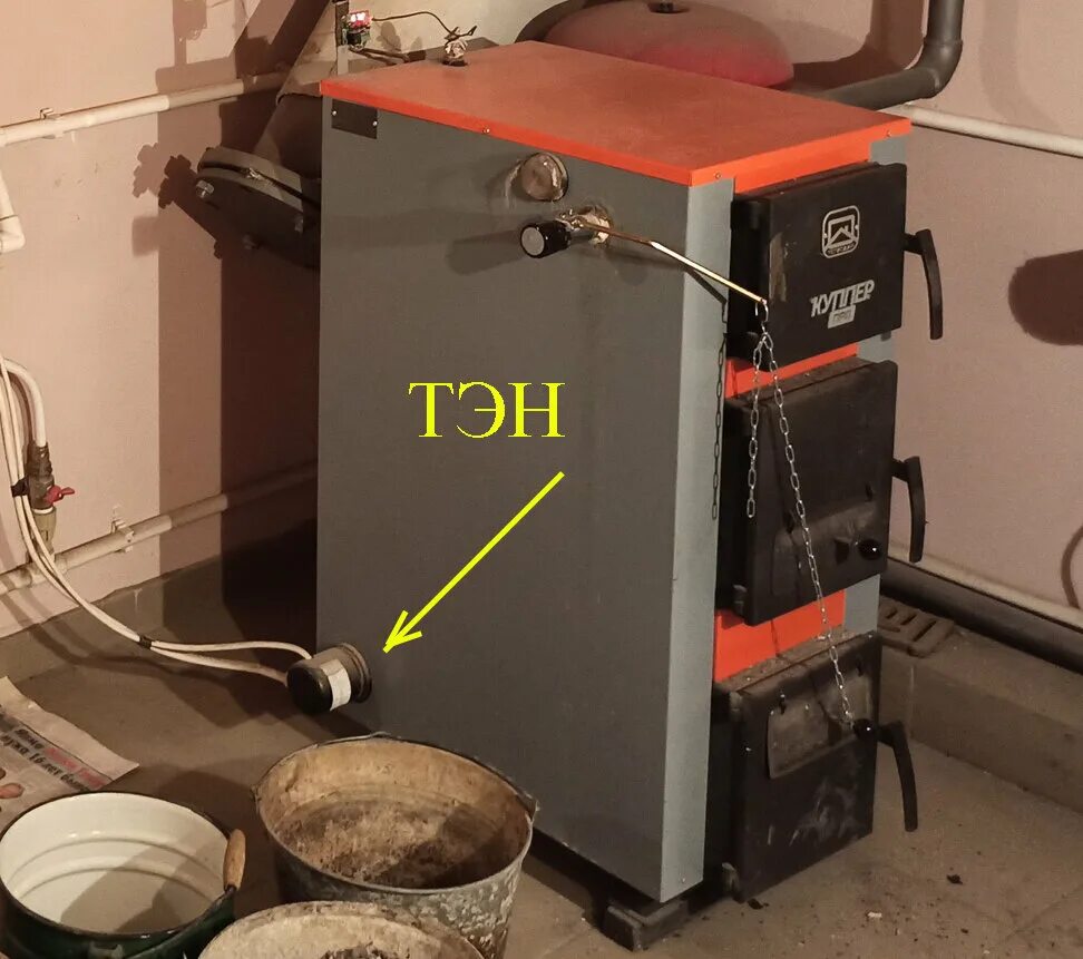 Котел купер твердотопливный схема подключения тэнов Автоматика на котёл отопления своими руками РОБОТИП Дзен