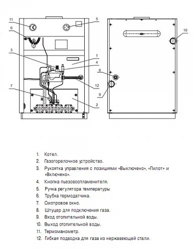 Котел лемакс схема подключения Котел газовый напольный Лидер 50 чугунный теплообменник 50кВт Лемакс - купить в 