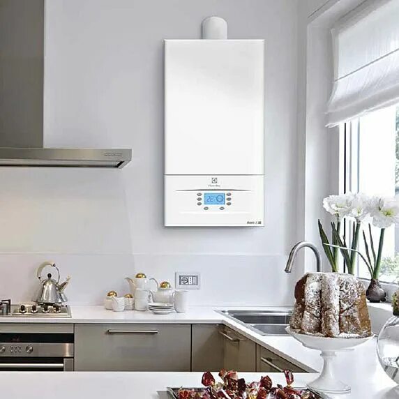 Котел настенный в частном доме фото Газовый котел ELECTROLUX GCB 24 Basic Space Fi купить в Минске, цена, фото