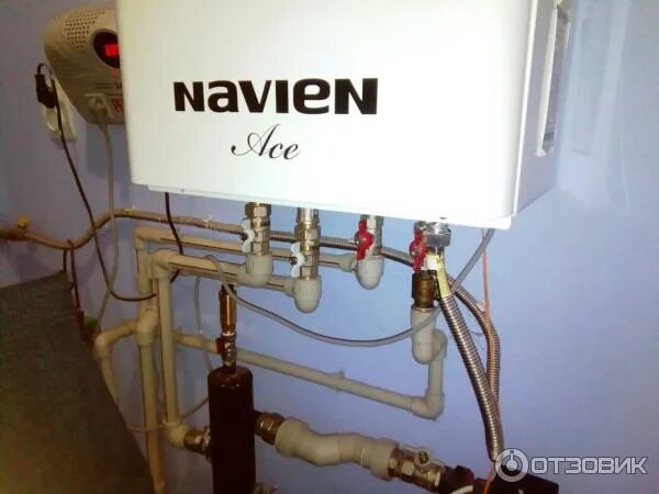 Котел навьен как правильно подключить Отзыв о Газовый котел Navien Ace-18K Через пять лет работы циркуляционный насос 