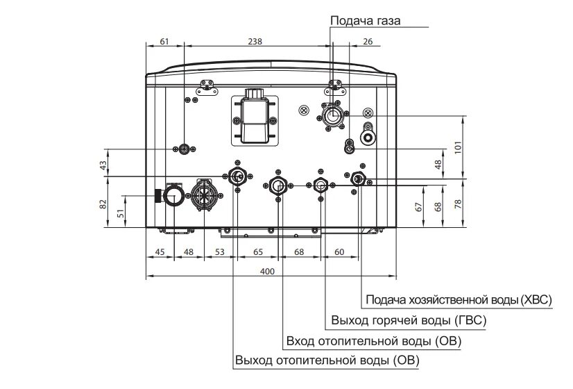 Котел навьен подключение труб Настенный газовый котел Navien Deluxe-20 C (comfort) купить, цена, отзывы