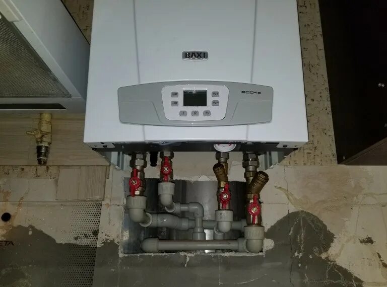 Котел отопления бакси подключения Устанавливаем газовый котел бакси