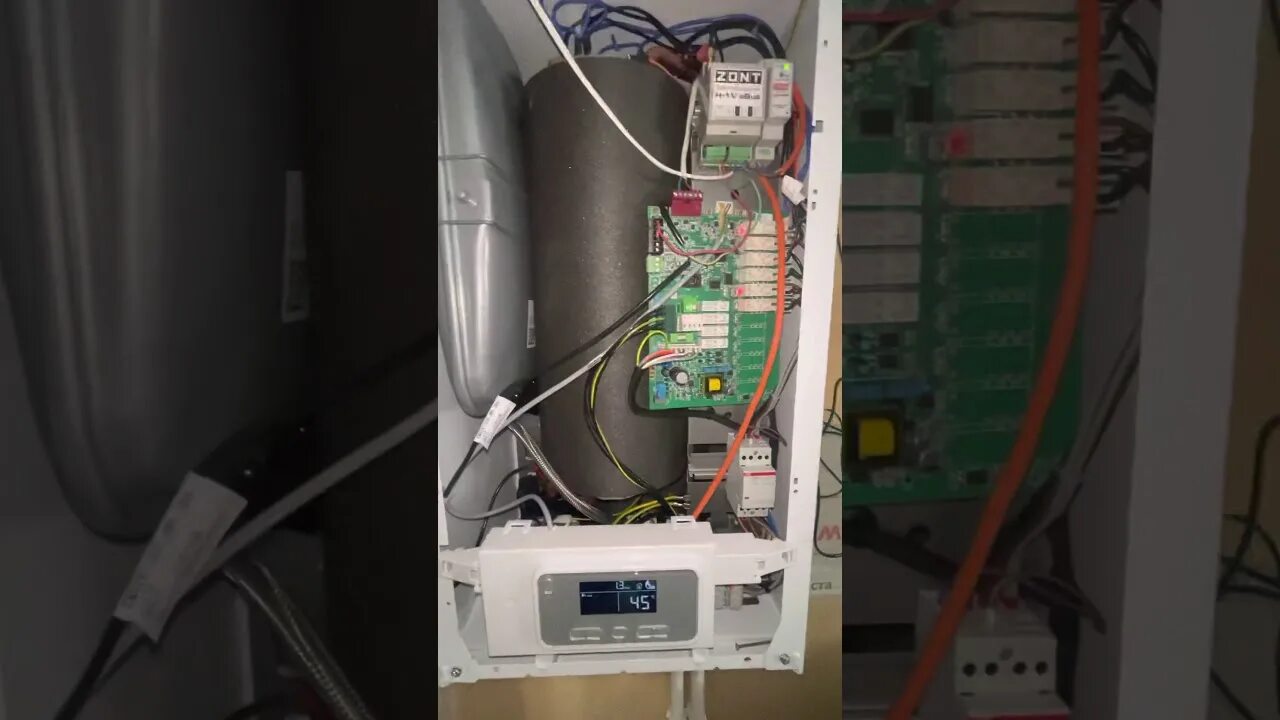 Котел протерм подключение контроллера зонт ZONT H1-V eBus с котлом proterm ray 12 кВт своими руками #ZONT H1-V eBus #proter