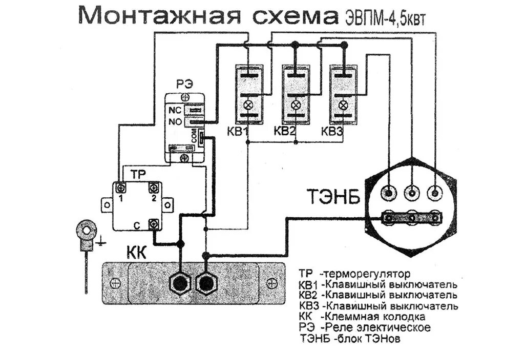 Котел ресурс подключение Котел электрический Ресурс ЭВПМ- 4,5 кВт (1,5/3/4,5 кВт; 220 В; т/регулятор) куп