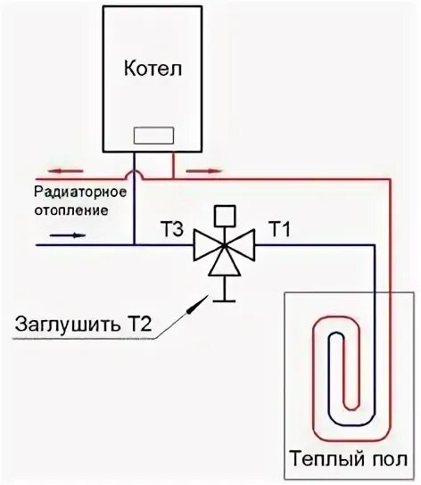 Котел с трехходовым клапаном схема подключения M-Muhtar Alibaev (mmuhtaralibaev) на Pinterest