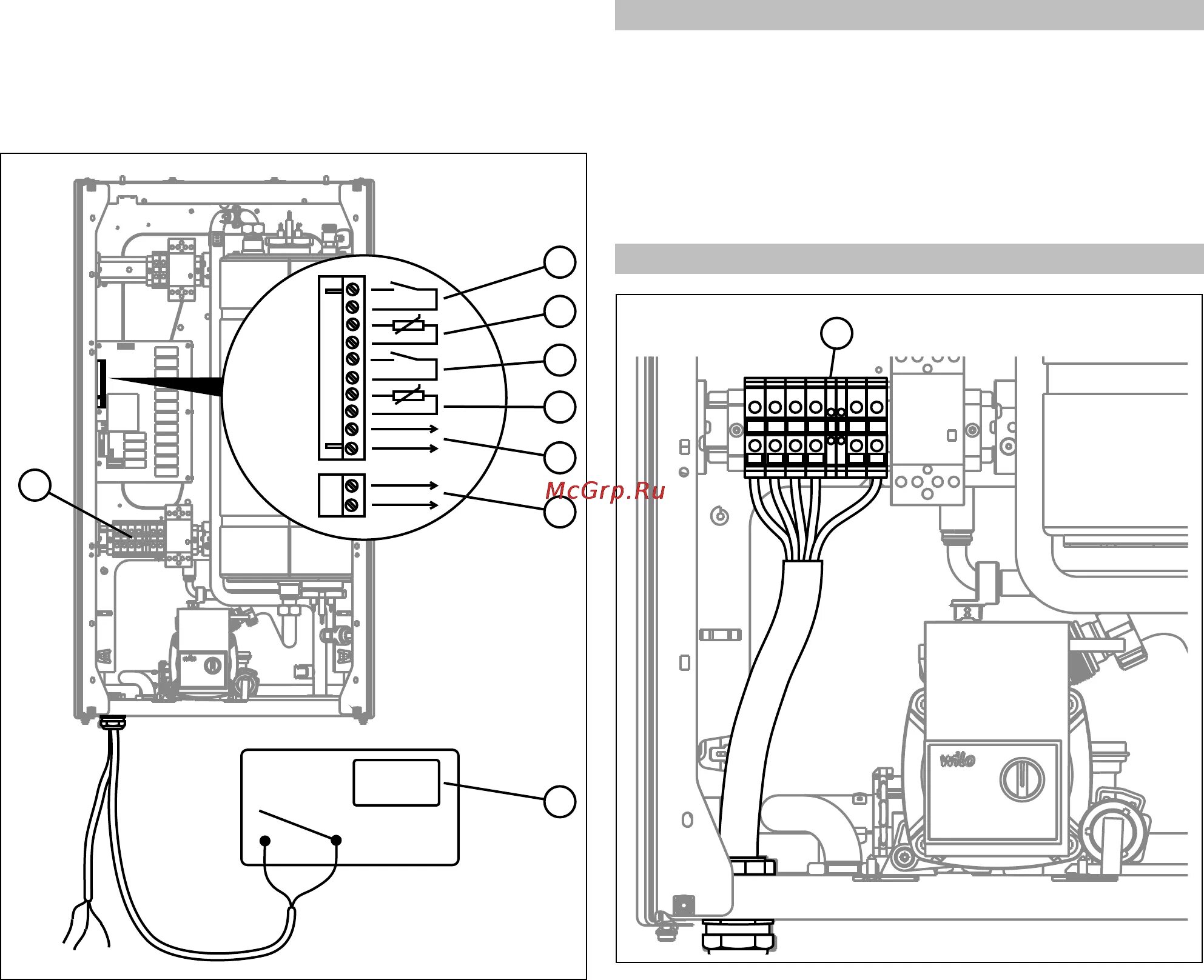 Котел стаут подключение датчика температуры Protherm Cкат 12 КR 13 12/36 Установка
