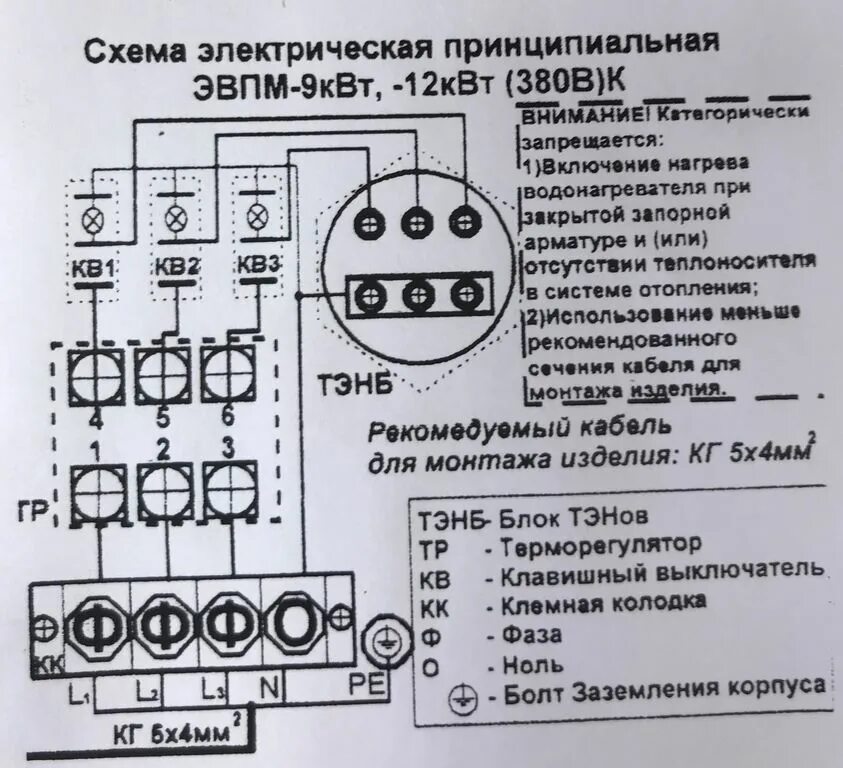 Котел теплотех 6 квт подключение схема Электрический котел Etna ЭВПМ-9 кВт 380 В, цена в Нижнем Новгороде от компании М