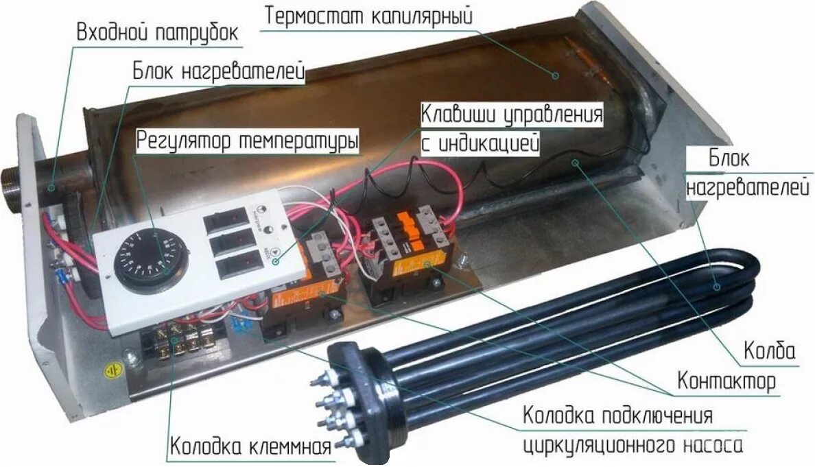 Котел теплотех подключение терморегулятора Купить электрокотел ЭВПМ-15 в интернет-магазине СельхозКомплект недорого.