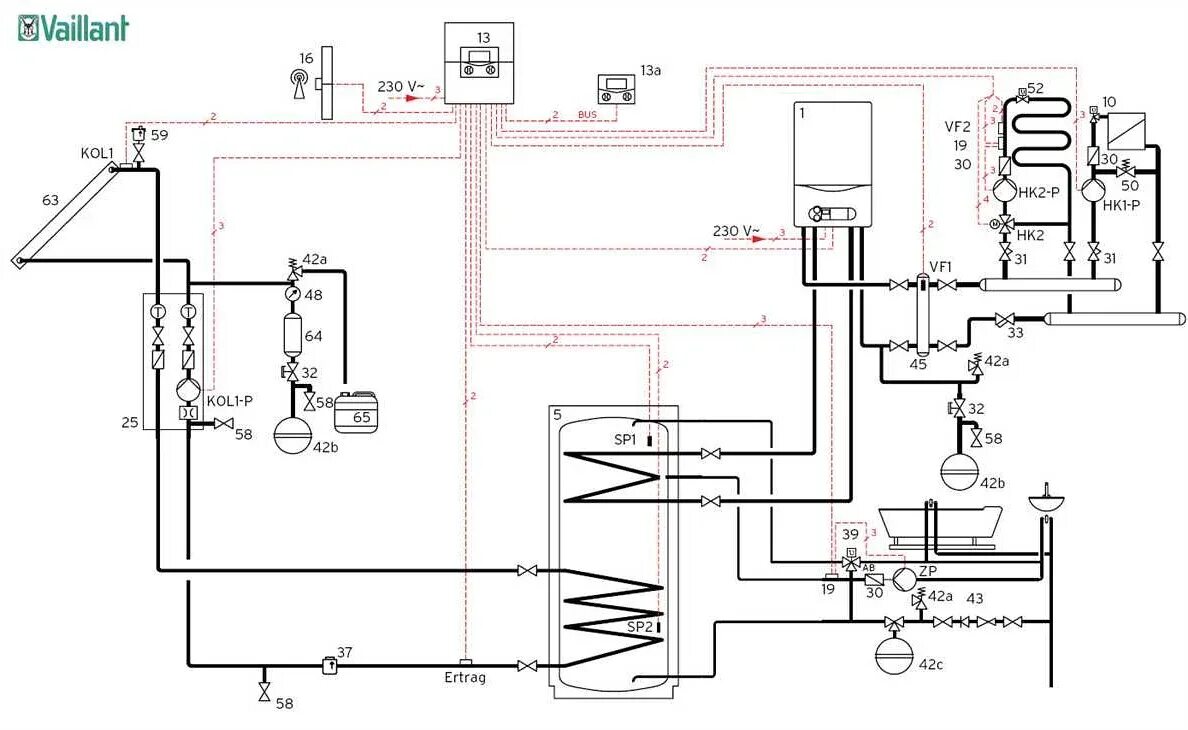 Котел vaillant схема подключения Как правильно выключить котел Vaillant: подробная инструкция
