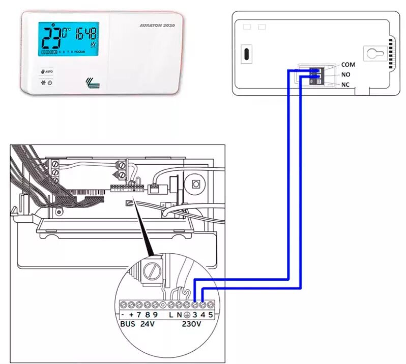 Котел varme 24 схема подключения wifi модуля Подключение термостата к газовому котлу HeatProf.ru