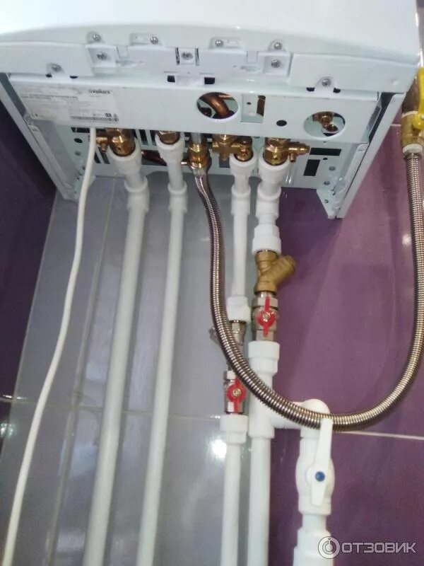 Котел вайлант подключение Отзыв о Настенный двухконтурный газовый котел VAILLAND turbo TEC plus VUW 242/3-