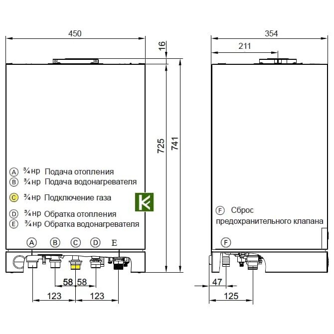 Котел viessmann vitopend 100 подключение Подключение датчика внешней температуры к котлу висман Da-Remontu.ru